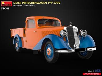 MiniArt 38065 Liefer Pritschenwagen Typ 170V Furniture Transport Car