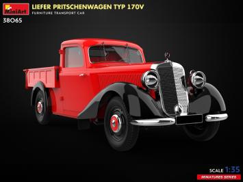 MiniArt 38065 Liefer Pritschenwagen Typ 170V Furniture Transport Car