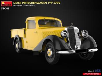 MiniArt 38065 Liefer Pritschenwagen Typ 170V Furniture Transport Car