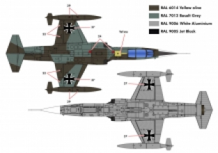 Kinetic K48083 Lockheed F-104G Luftwaffe Starfighter