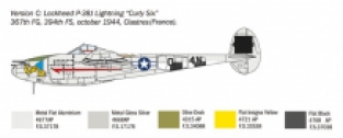 Italeri 1446 Lockheed Martin P-38J Lightning