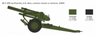 Italeri 6581 M1 155mm Howitzer