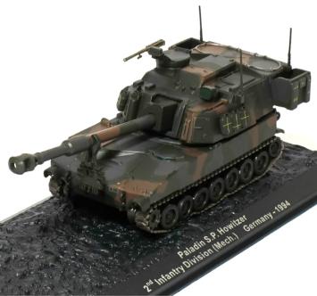 Atlas BN24 M109A6 Paladin Self Propelled HOWITZER 2nd Infantry Division US ARMY Germany 1994