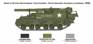 Italeri 7076 M12 Gun Motor Carriage