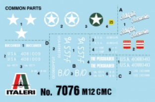 Italeri 7076 M12 Gun Motor Carriage