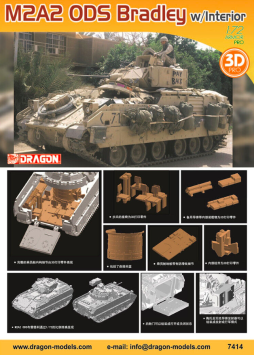 Dragon 7414 M2A2 ODS Bradley with Interior