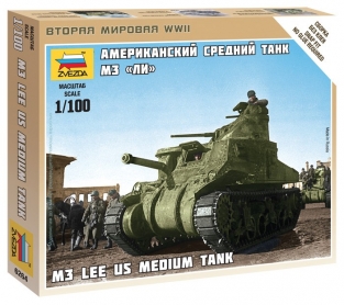 Zvezda 6264 M3 LEE US Medium Tank