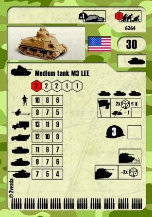 Zvezda 6264 M3 LEE US Medium Tank