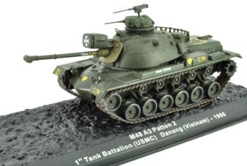 ATLAS BN15 M48 A3 Patton 2 '1st Tank Battalion USMC Danang Vietnam 1968