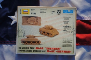 Zvezda 6263 M4A2 SHERMAN U.S. Medium Tank