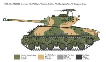 Italeri 6586 M4A3E8 Sherman Korean War