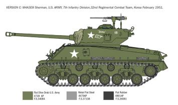 Italeri 6586 M4A3E8 Sherman Korean War