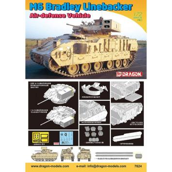 Dragon 7624 M6 Bradley Linebacker Air-Defense Vehicle