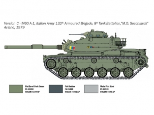 Italeri 7075 M60A1 U.S. Army Tank