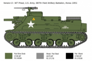 Italeri 6580 M7 Priest Howitzer Motor Carriage