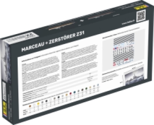 Heller 85009 Marceau + Zerstörer Z31