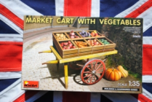 Mini Art 35623 MARKET CART with VEGETABLES