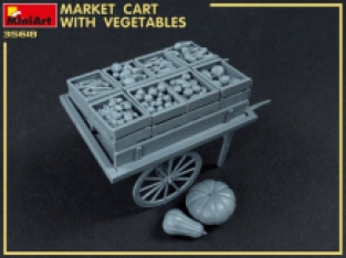 Mini Art 35623 MARKET CART with VEGETABLES