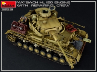 Mini Art 35331 MAYBACH HL 120 ENGINE for PANZER III/IV FAMILY with REPAIR CREW