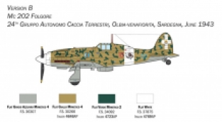 Italeri 1439 MC.202 Folgore