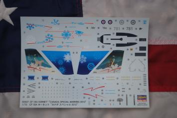 Hasegawa 02047 McDonnell Douglas CF-18A Hornet `Canada Special Marking 2012´ Limited Edition