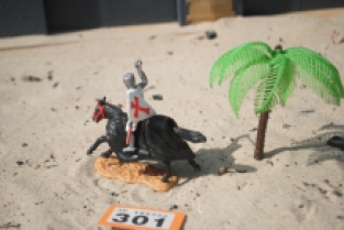 Timpo Toys O.301 Medieval Cruisader Riding 1st version 