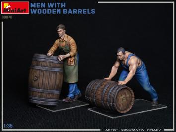 MiniArt 38070 Men with wooden Barrels