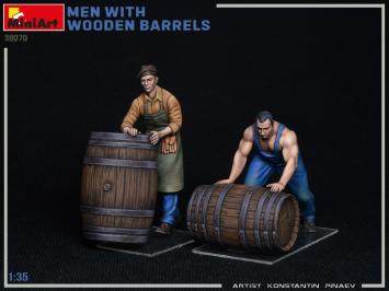 MiniArt 38070 Men with wooden Barrels