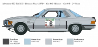 Italeri 3632 Mercedes-Benz 450 SLC 'Rallye Bandama 1979'