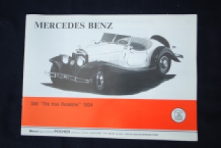 Pocher K91 MERCEDES BENZ 540K Cabrio Special 'The True Roadster'