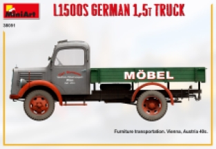 Mini Art 38051 Mercedes-Benz L1500S German 1.5t Truck