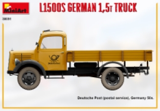 Mini Art 38051 Mercedes-Benz L1500S German 1.5t Truck