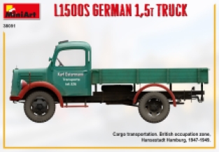 Mini Art 38051 Mercedes-Benz L1500S German 1.5t Truck