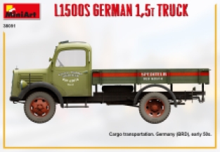 Mini Art 38051 Mercedes-Benz L1500S German 1.5t Truck