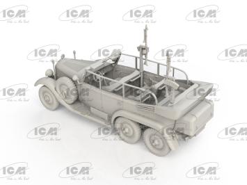 ICM 72473 Mercedes Benz Typ G4 ’Partisanenwagen‘ Staff Car with MG 34