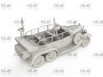 ICM 72473 Mercedes Benz Typ G4 ’Partisanenwagen‘ Staff Car with MG 34