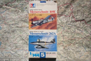 Mitsuwa Model 105 Messerschmitt 109E & Messerschmitt 262A