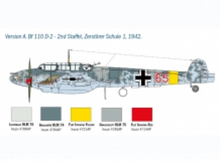 Italeri 2794 Messerschmitt Bf 110 C/D