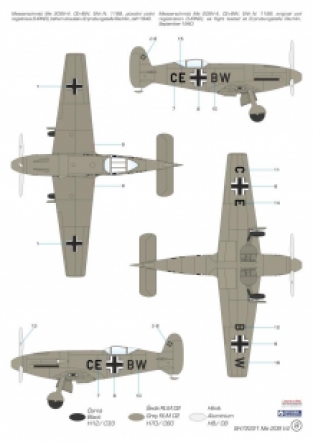 Special Hobby SH72221 Messerschmitt Me 209V4