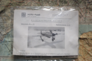 HUMA modell 3501 Messerschmitt Me 309 Jagdflugzeug