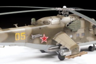 Zvezda 4823 MI-24V/VP Soviet Attack Helicopter