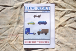 Flevo Decals FD24-005 MILITARY VEHICLES