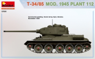 Mini Art 37091 T-34/85 MOD.1945 PLANT 112