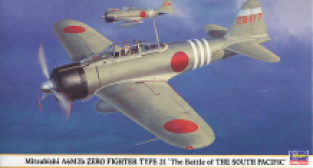 Hasegawa 09800 Mitsubishi A6M2b Zero Fighter Type 21 'The Battle of The South Pacific'