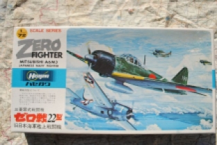 Hasegawa A4 Mitsubishi A6M3 ZERO Fighter