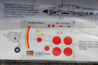 Hasegawa 51828 / NP8 Mitsubishi Ki-51 SONIA TYPE 99 ASSAULT/TACTICAL RECON PLANE