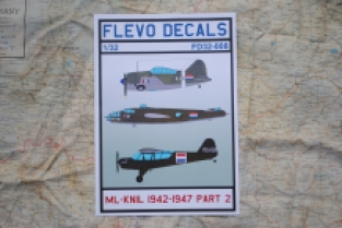 Flevo Decals FD32-008 ML-KNIL 1942-1947 PART 2