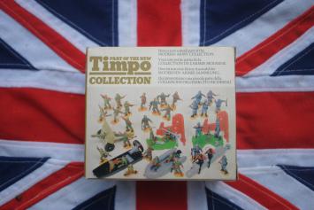 Timpo Toys 752 Modern Field Gun plus 2 standing British Soldiers 'Modern Army Collection'