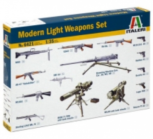 Italeri 6421 Modern Light Weapons Set