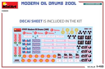 MiniArt 49009 Modern Oil Drums 200l